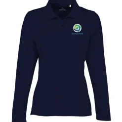 Ice Performance Pique Long Sleeve Polo - Ladies' - Embroidered