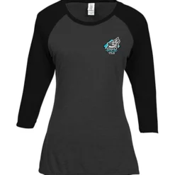 Ideal 3/4 Sleeve Raglan T-Shirt - Ladies' - Embroidered