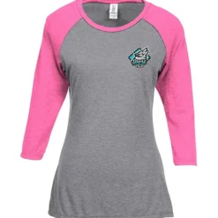 Ideal 3/4 Sleeve Raglan T-Shirt - Ladies' - Embroidered