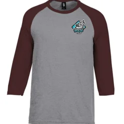 Ideal 3/4 Sleeve Raglan T-Shirt - Men's - Embroidered