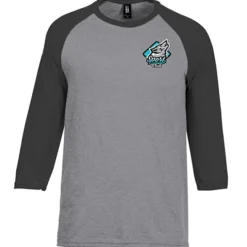 Ideal 3/4 Sleeve Raglan T-Shirt - Men's - Embroidered