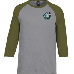 Ideal 3/4 Sleeve Raglan T-Shirt - Men's - Embroidered