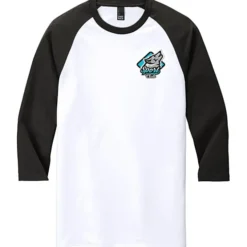 Ideal 3/4 Sleeve Raglan T-Shirt - Men's - Embroidered
