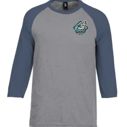 Ideal 3/4 Sleeve Raglan T-Shirt - Men's - Embroidered