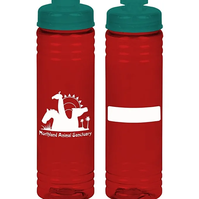 ID Halcyon Water Bottle with Flip Drink Lid - 24 oz