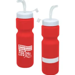 ID Sport Bottle with Straw Lid - 28 oz