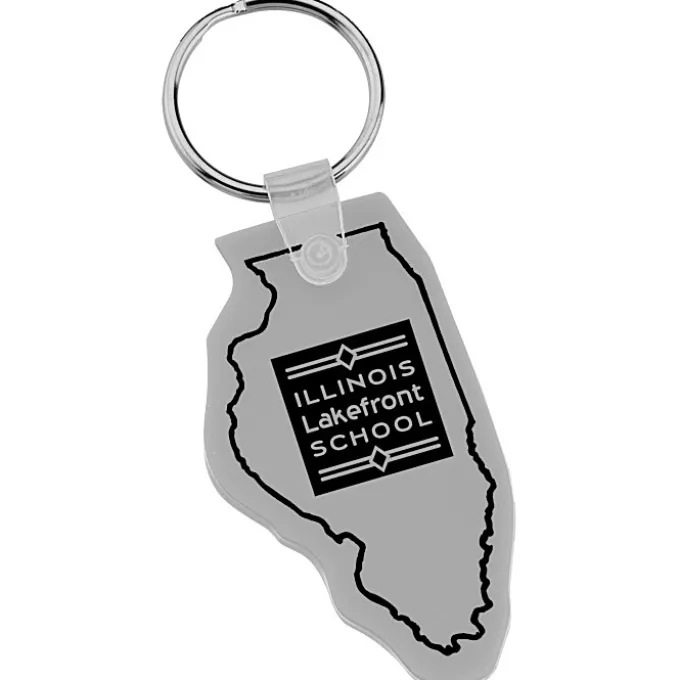 Illinois Soft Keychain - Opaque
