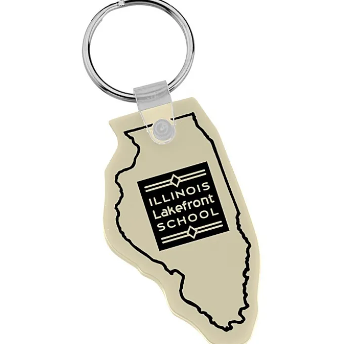 Illinois Soft Keychain - Opaque