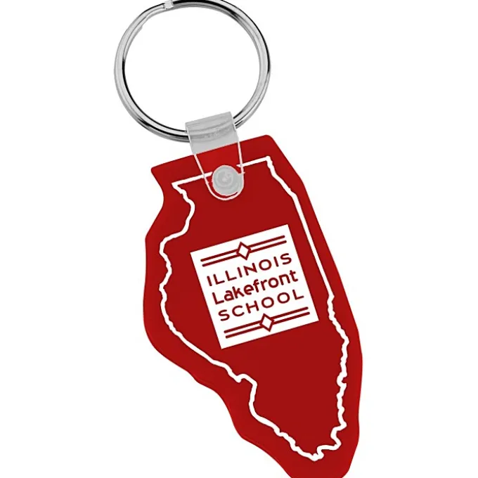 Illinois Soft Keychain - Opaque