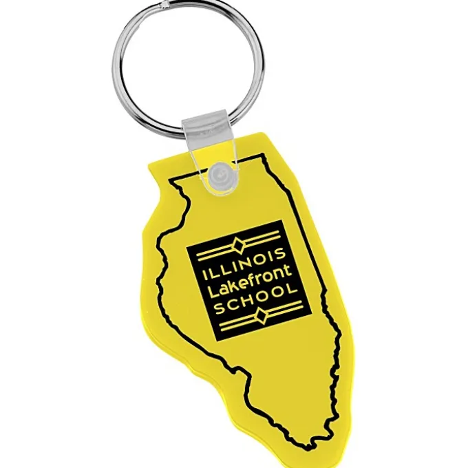 Illinois Soft Keychain - Opaque