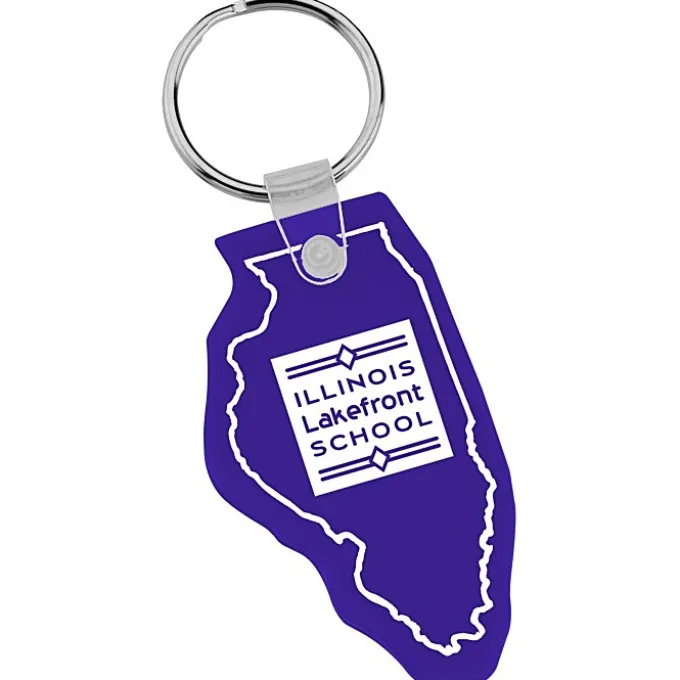 Illinois Soft Keychain - Opaque