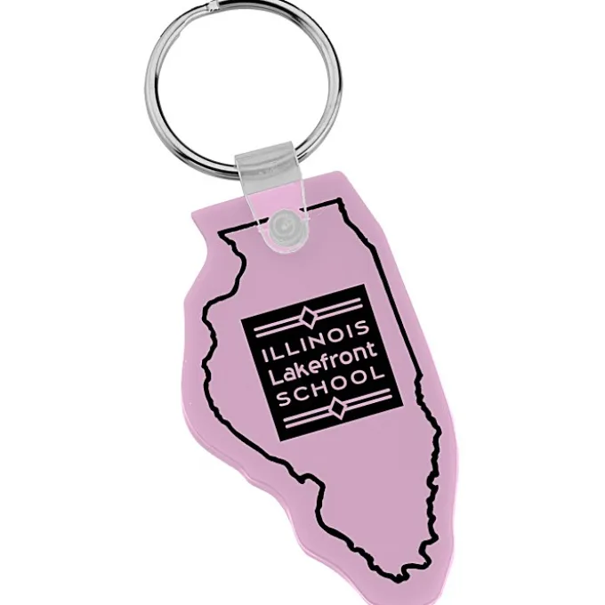 Illinois Soft Keychain - Opaque