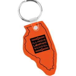 Illinois Soft Keychain - Translucent