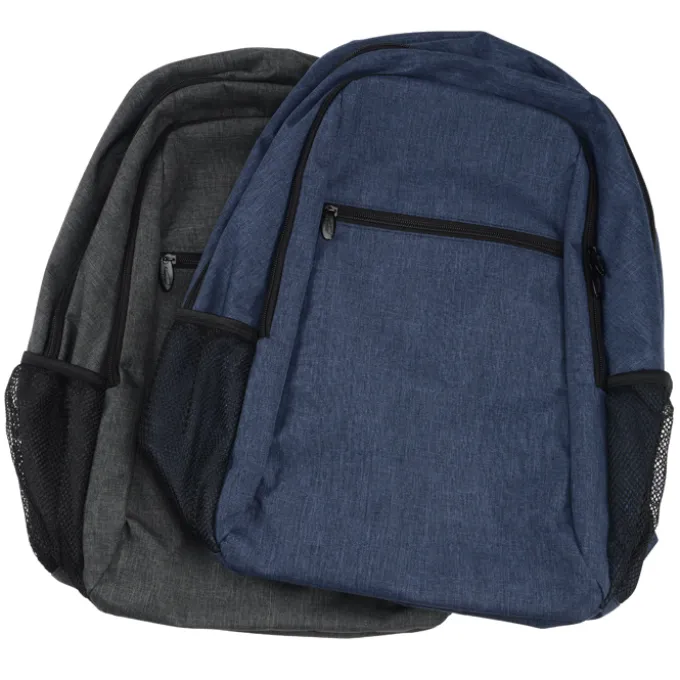 4imprint Heathered 15-inch Laptop Backpack - Embroidered