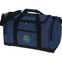 4imprint Heathered Leisure Duffel - Embroidered