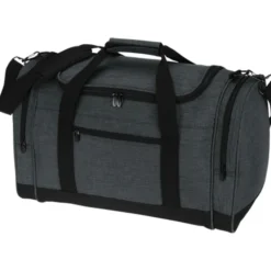 4imprint Heathered Leisure Duffel - Embroidered
