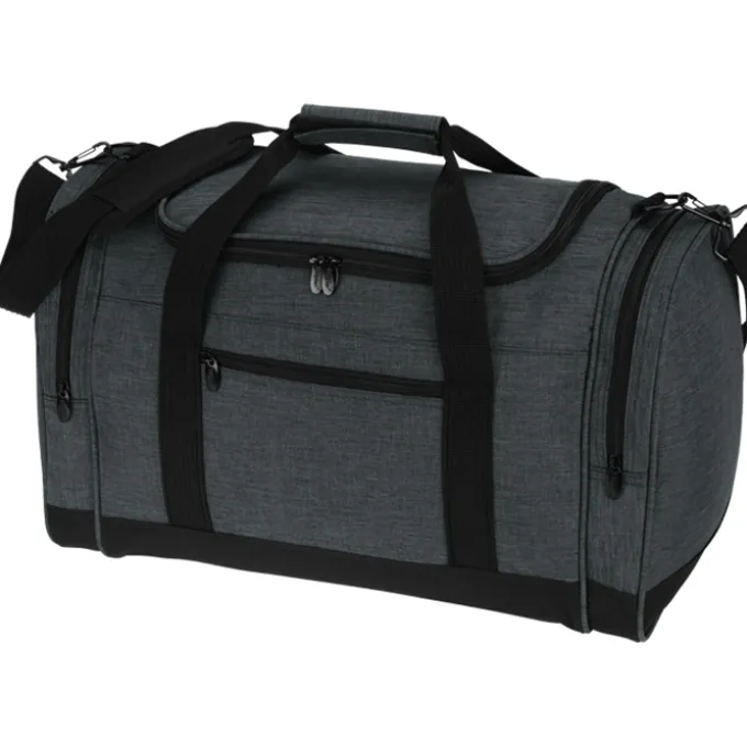 4imprint Heathered Leisure Duffel - Embroidered