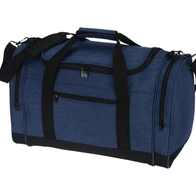 4imprint Heathered Leisure Duffel - Embroidered