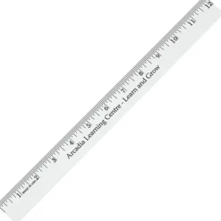 12-inch Enamel Wood Ruler - 24 hr