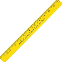 12-inch Enamel Wood Ruler - 24 hr