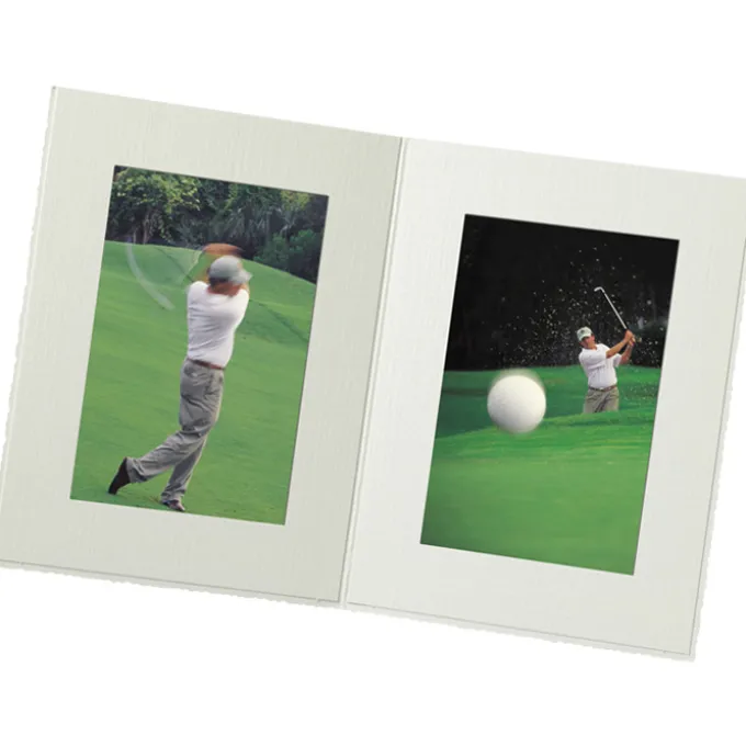 4 inches x 6 inches Double Portrait Folder - Vertical