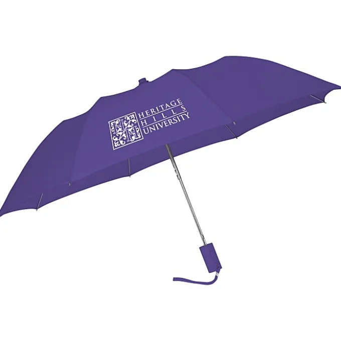 42-inch Folding Umbrella with Auto Open - Solid - 42-inch Arc