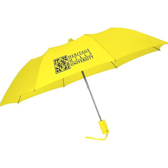 42-inch Folding Umbrella with Auto Open - Solid - 42-inch Arc