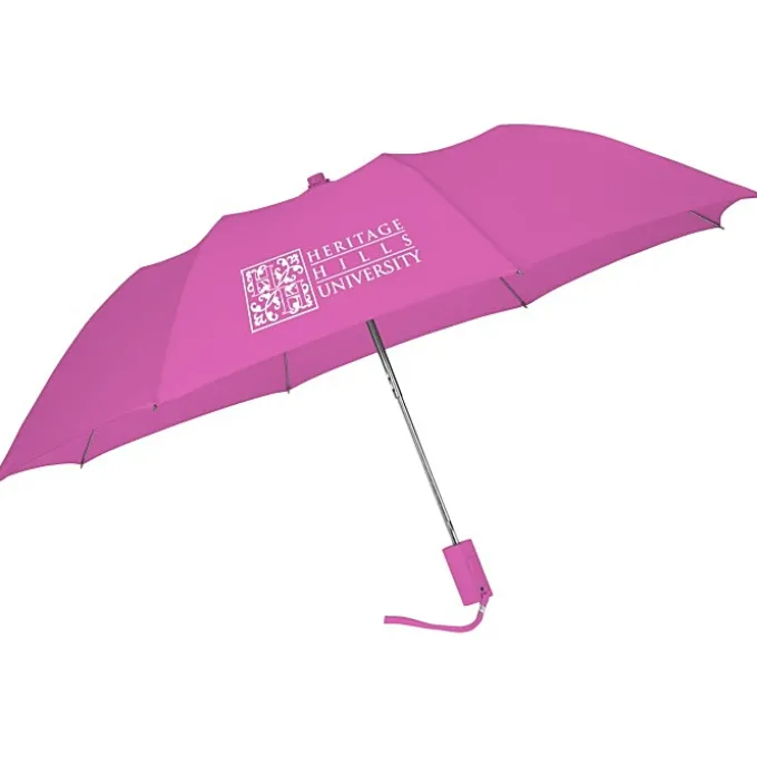 42-inch Folding Umbrella with Auto Open - Solid - 42-inch Arc