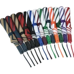 42-inch Folding Umbrella with Auto Open - Alternating - 42-inch Arc