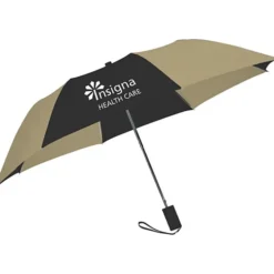 42-inch Folding Umbrella with Auto Open - Alternating - 42-inch Arc
