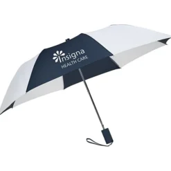 42-inch Folding Umbrella with Auto Open - Alternating - 42-inch Arc