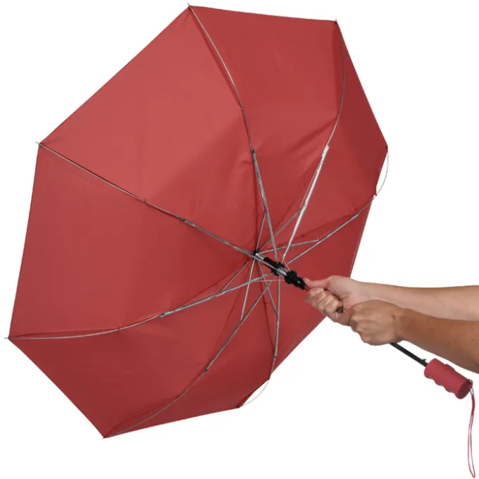 42-inch Folding Umbrella with Auto Open - Solid - 42-inch Arc - 24 hr