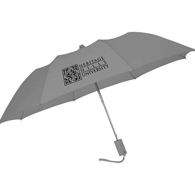 42-inch Folding Umbrella with Auto Open - Solid - 42-inch Arc - 24 hr