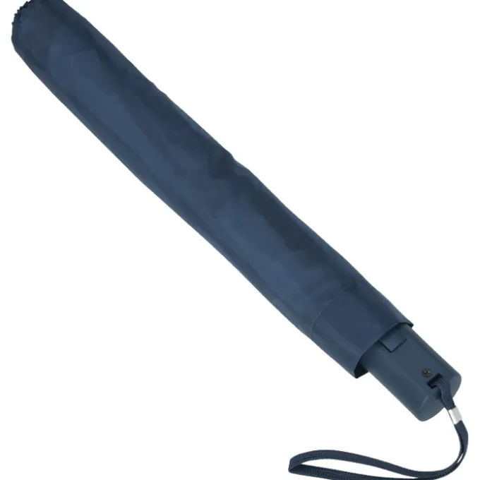 42-inch Folding Umbrella with Auto Open - Red / White / Blue - 42-inch Arc