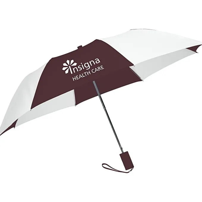 42-inch Folding Umbrella with Auto Open - Alternating - 42-inch Arc - 24 hr