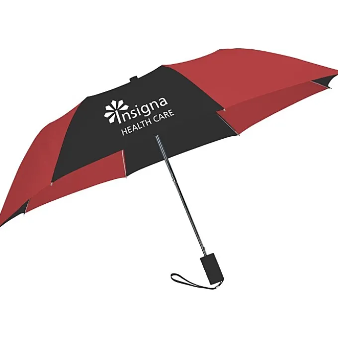 42-inch Folding Umbrella with Auto Open - Alternating - 42-inch Arc - 24 hr