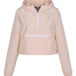 Independent Trading Co. Lightweight 1/4-Zip Crop Jacket - Ladies'