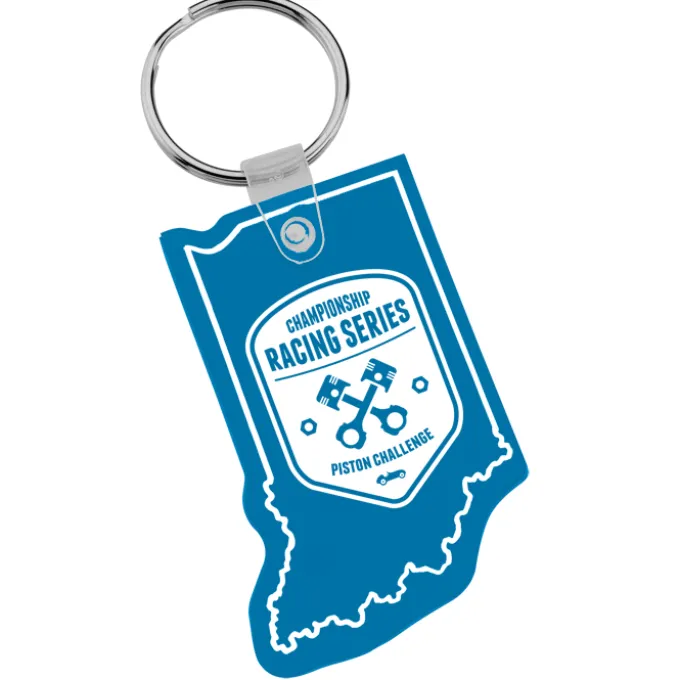 Indiana Soft Keychain - Translucent