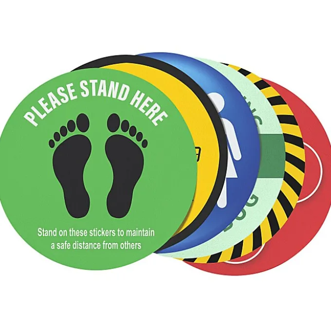 Indoor Surface Grip - Circles - Set of 6 - 12 inches