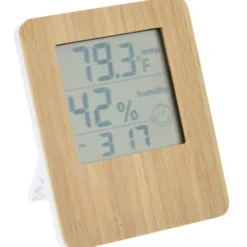 Indoor Weather Station Clock - 24 hr