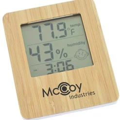Indoor Weather Station Clock - 24 hr
