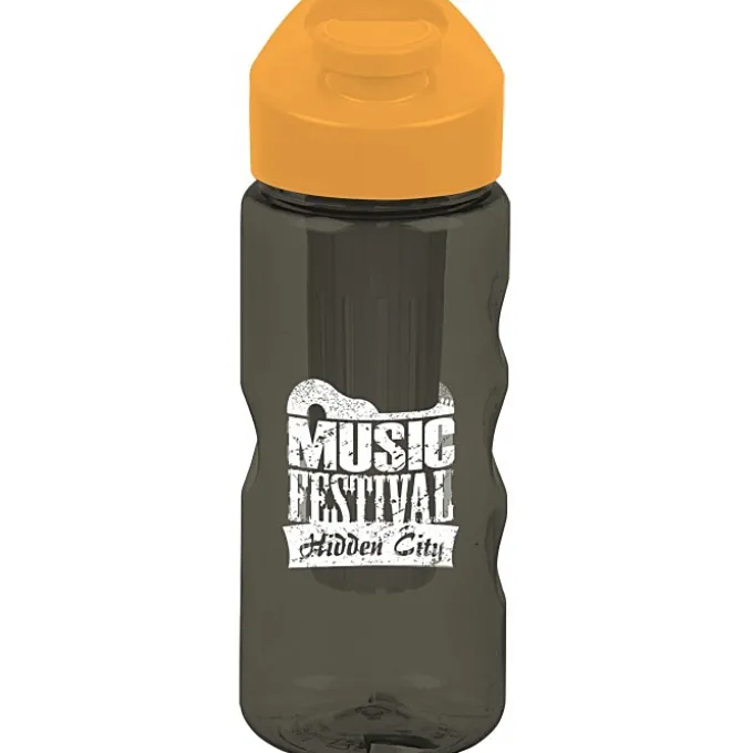 Infuser Mini Mountain Bottle with Flip Carry Lid - 22 oz