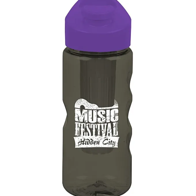 Infuser Mini Mountain Bottle with Flip Carry Lid - 22 oz