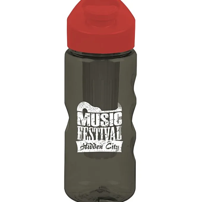 Infuser Mini Mountain Bottle with Flip Carry Lid - 22 oz