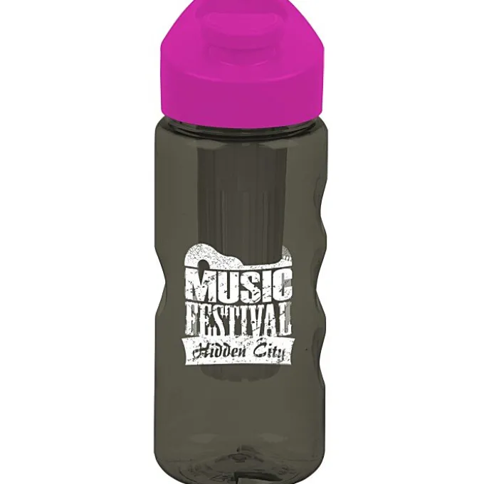 Infuser Mini Mountain Bottle with Flip Carry Lid - 22 oz