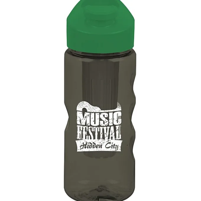 Infuser Mini Mountain Bottle with Flip Carry Lid - 22 oz