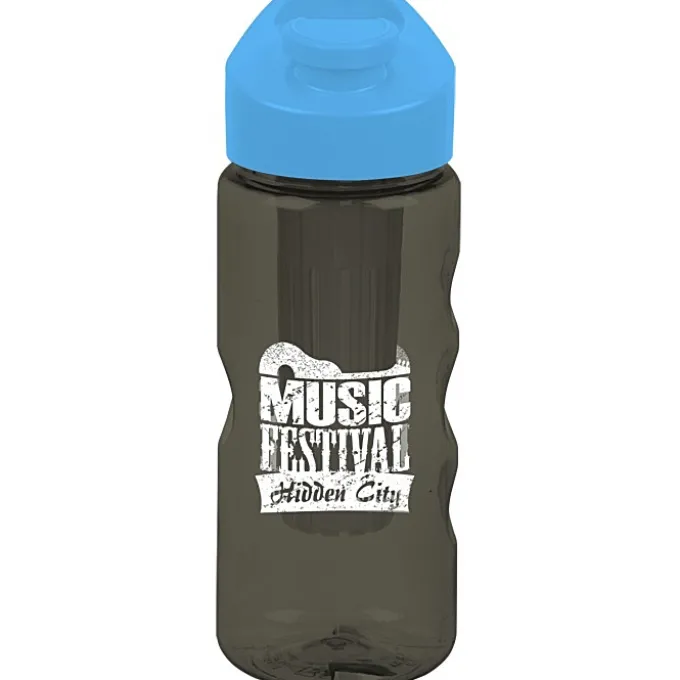 Infuser Mini Mountain Bottle with Flip Carry Lid - 22 oz