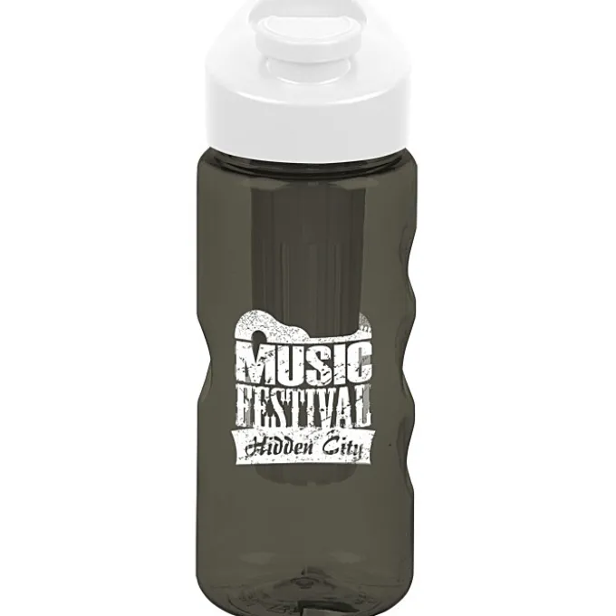Infuser Mini Mountain Bottle with Flip Carry Lid - 22 oz