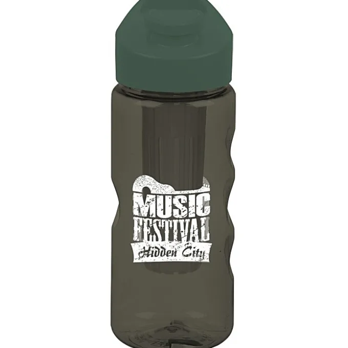 Infuser Mini Mountain Bottle with Flip Carry Lid - 22 oz