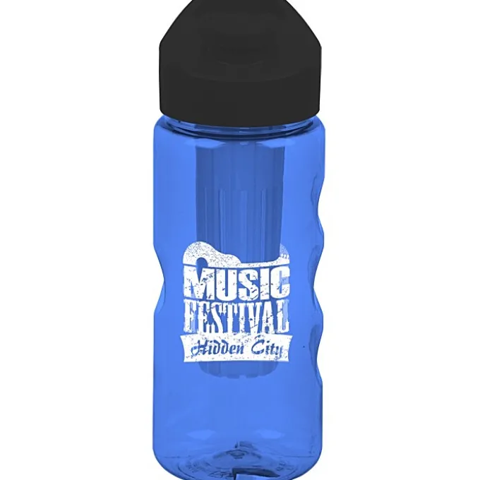 Infuser Mini Mountain Bottle with Flip Carry Lid - 22 oz